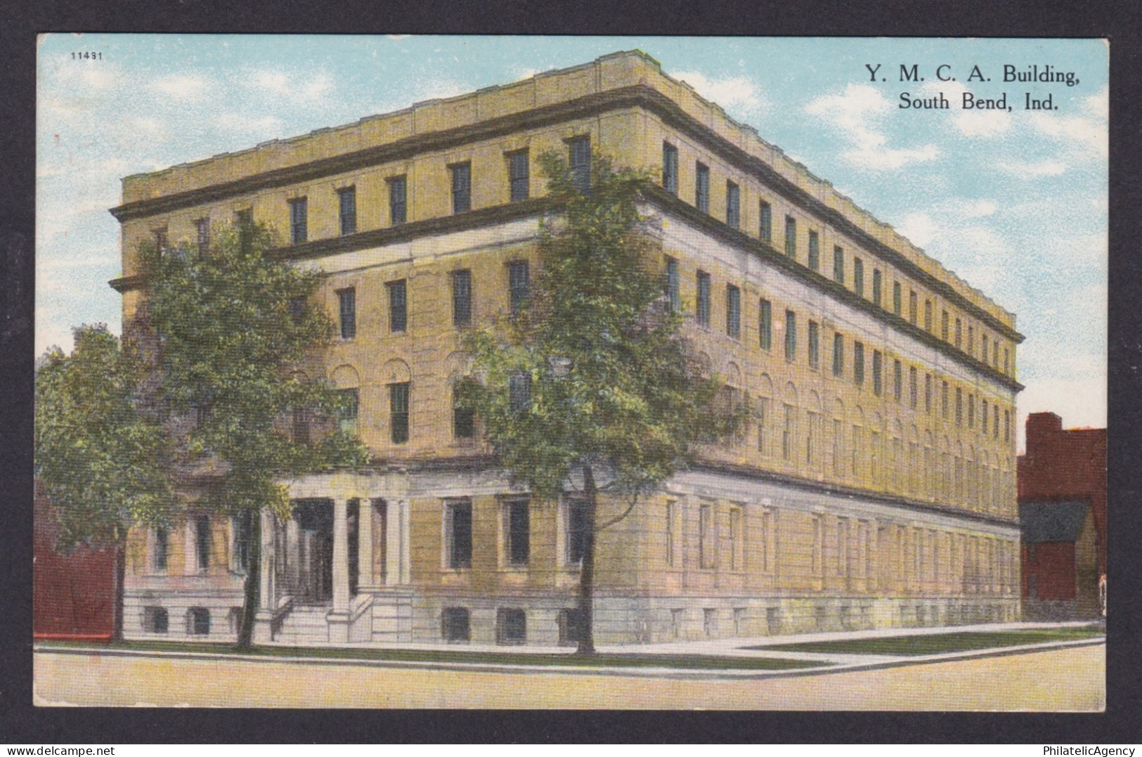 Postcard, United States, South Bend IN, YMCA Building