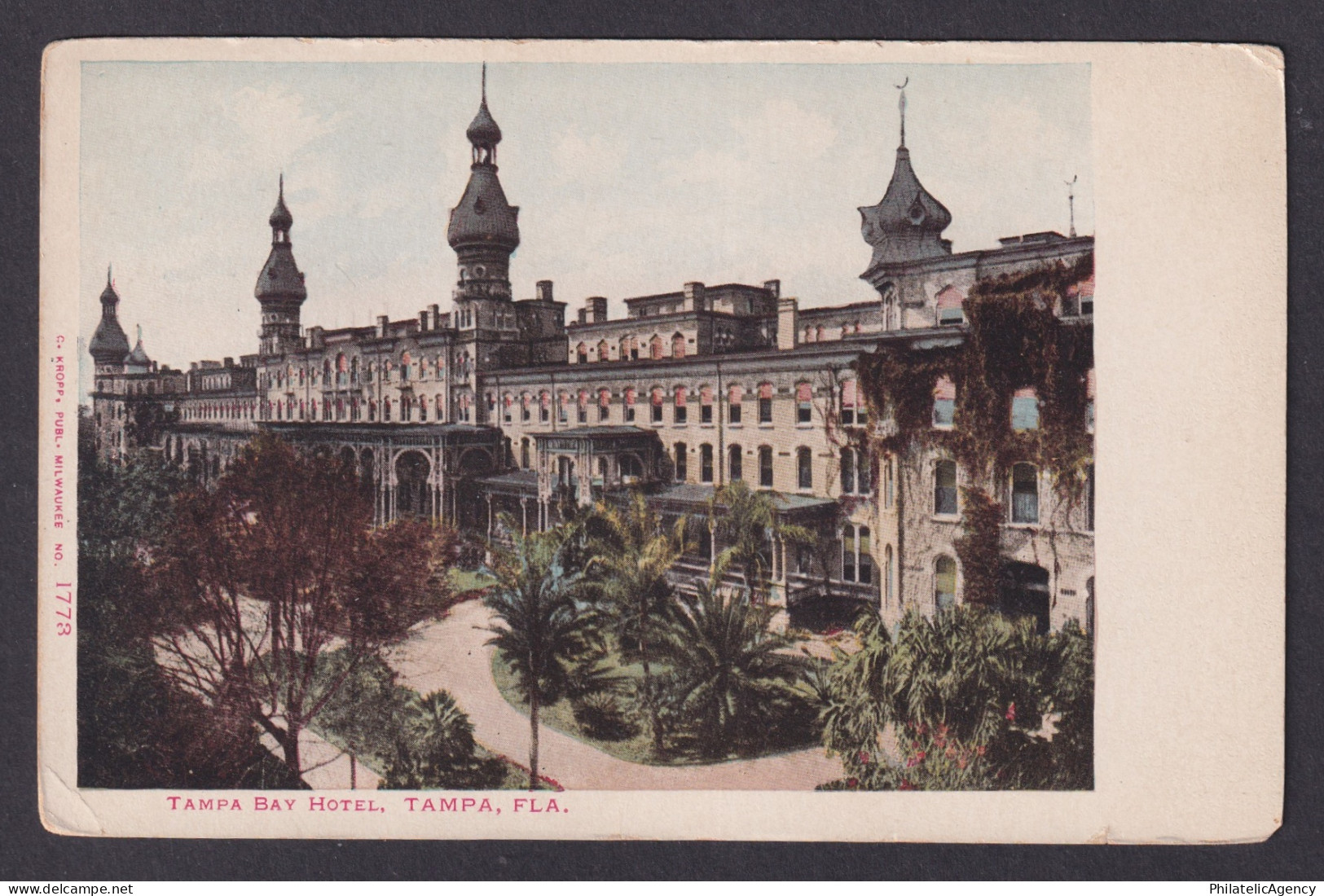 Postcard, United States, Tampa FL, Tampa Bay Hotel