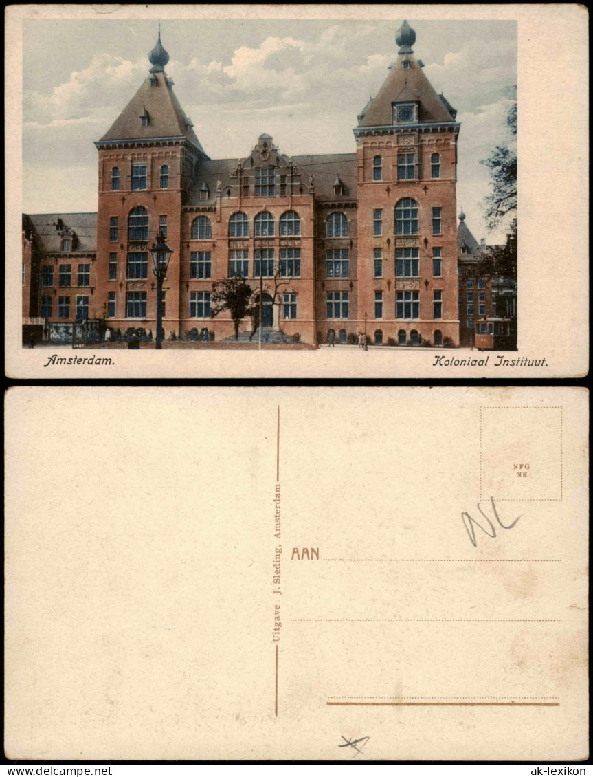 Postkaart Amsterdam Amsterdam Koloniaal Instituut. 1922