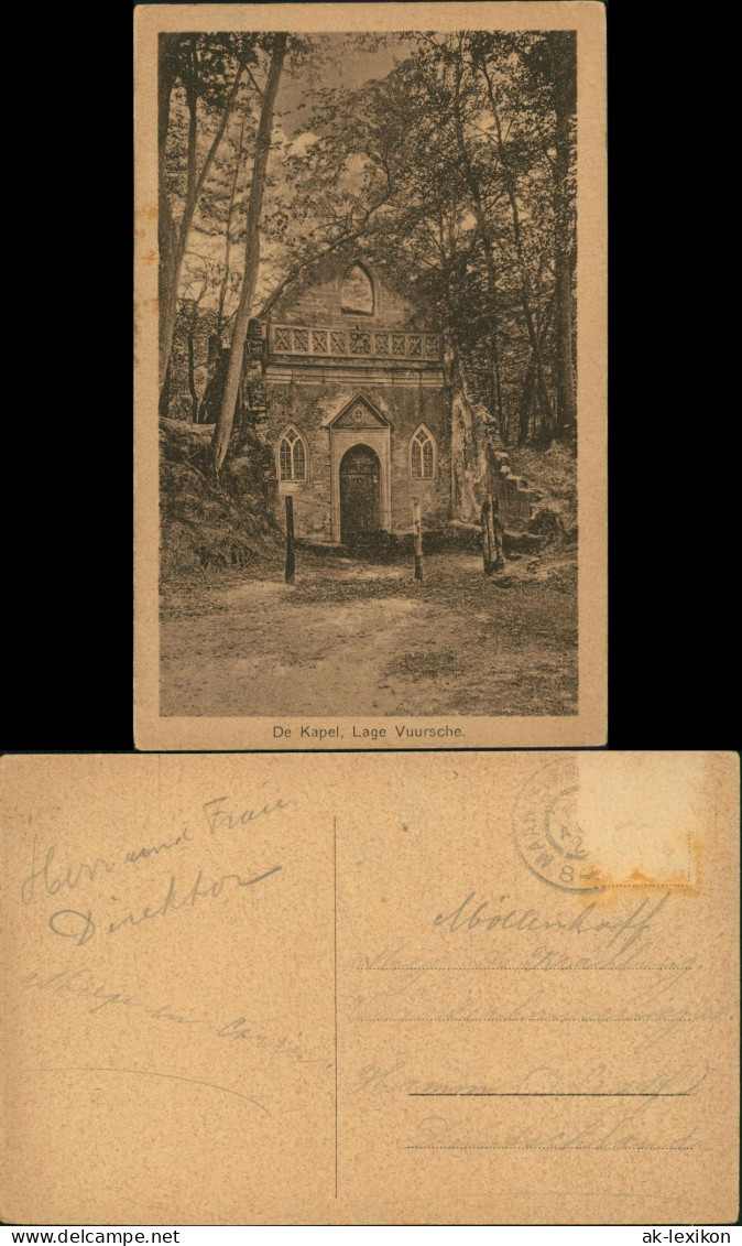 Postkaart Lage Vuursche-Baarn De Kapel 1914