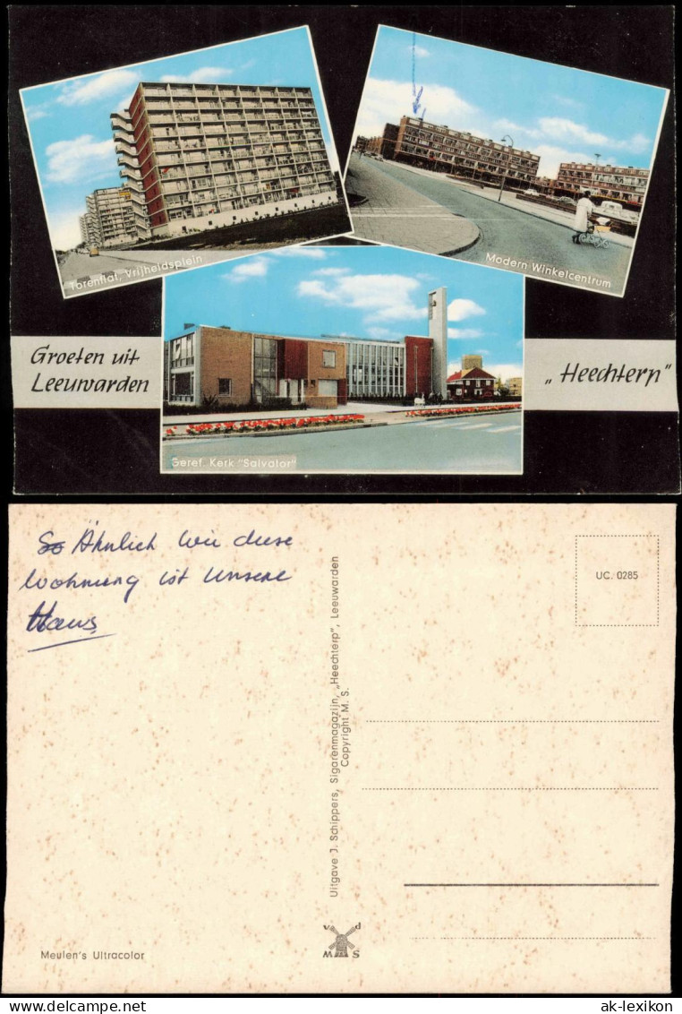 Postkaart Leeuwarden Modern Winkelcentrum Torenftat, Vrijheidsplein 1978