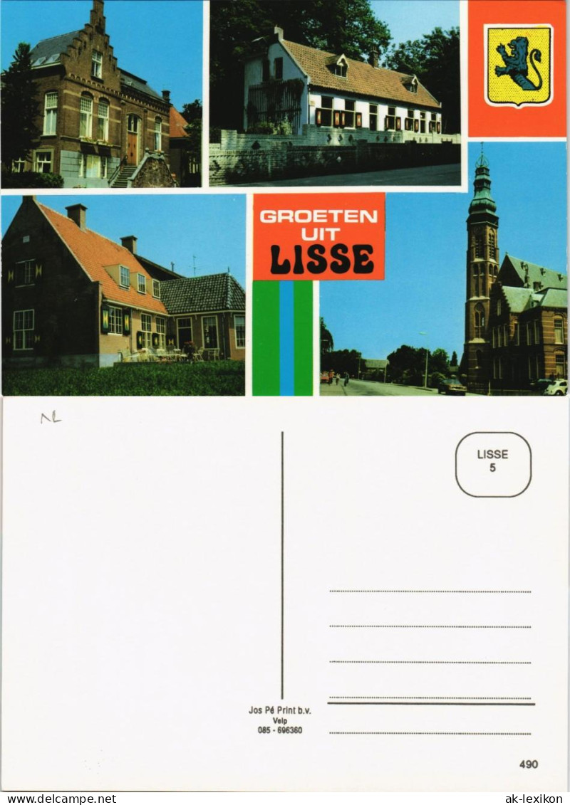 Postkaart Lisse GROETEN UIT LISSE Mehrbild-AK Ortsansichten 1980