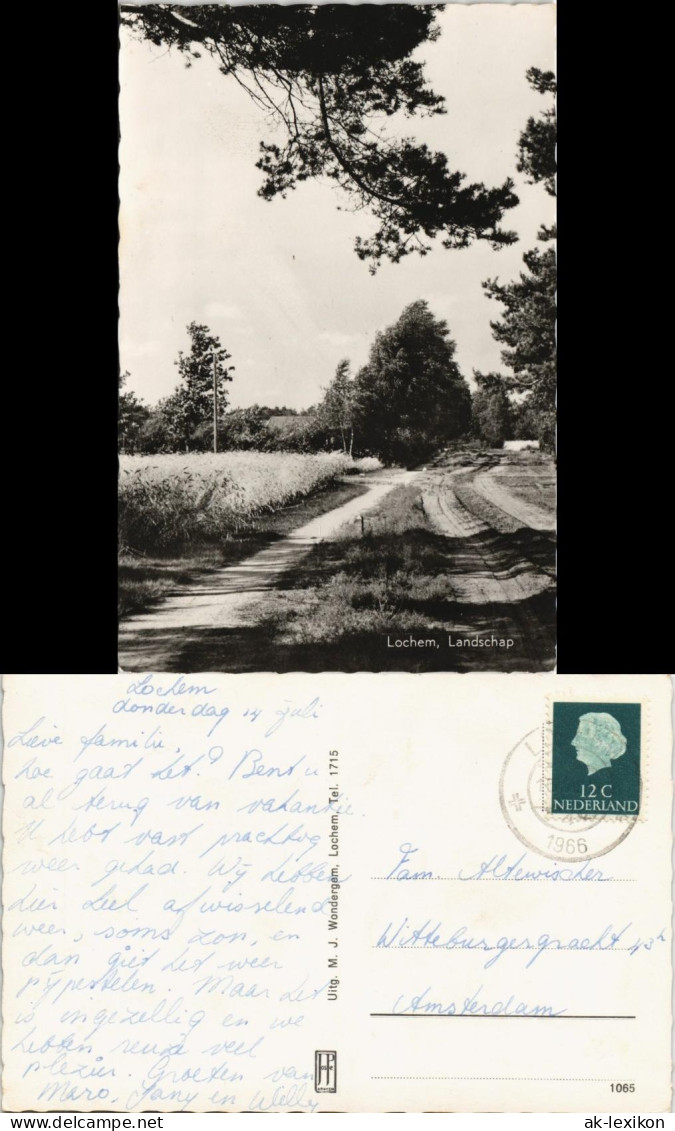 Postkaart Lochem Lochem, Landschap Ortsansicht 1966