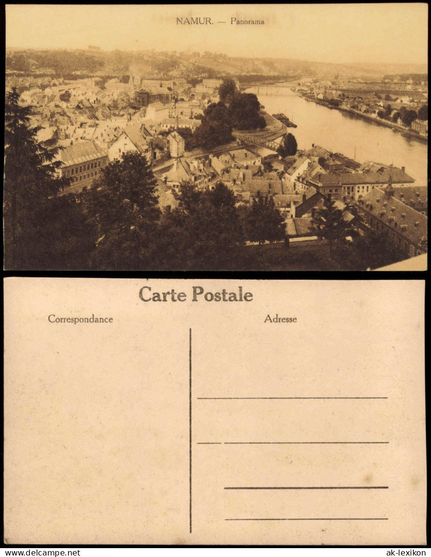 Postkaart Namur Namen Panorama 1917