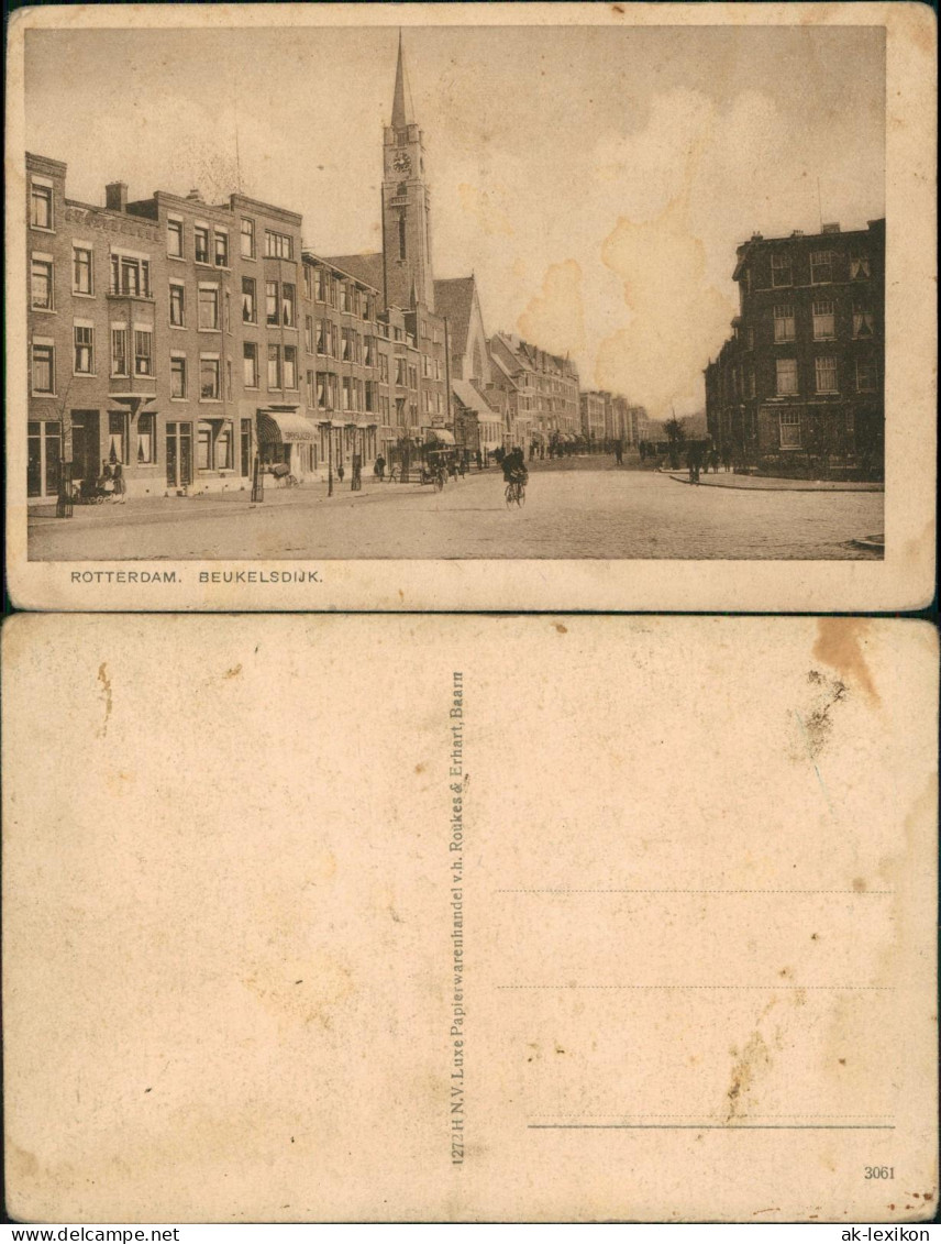 Postkaart Rotterdam Rotterdam BEUKELSDIJK. 1928