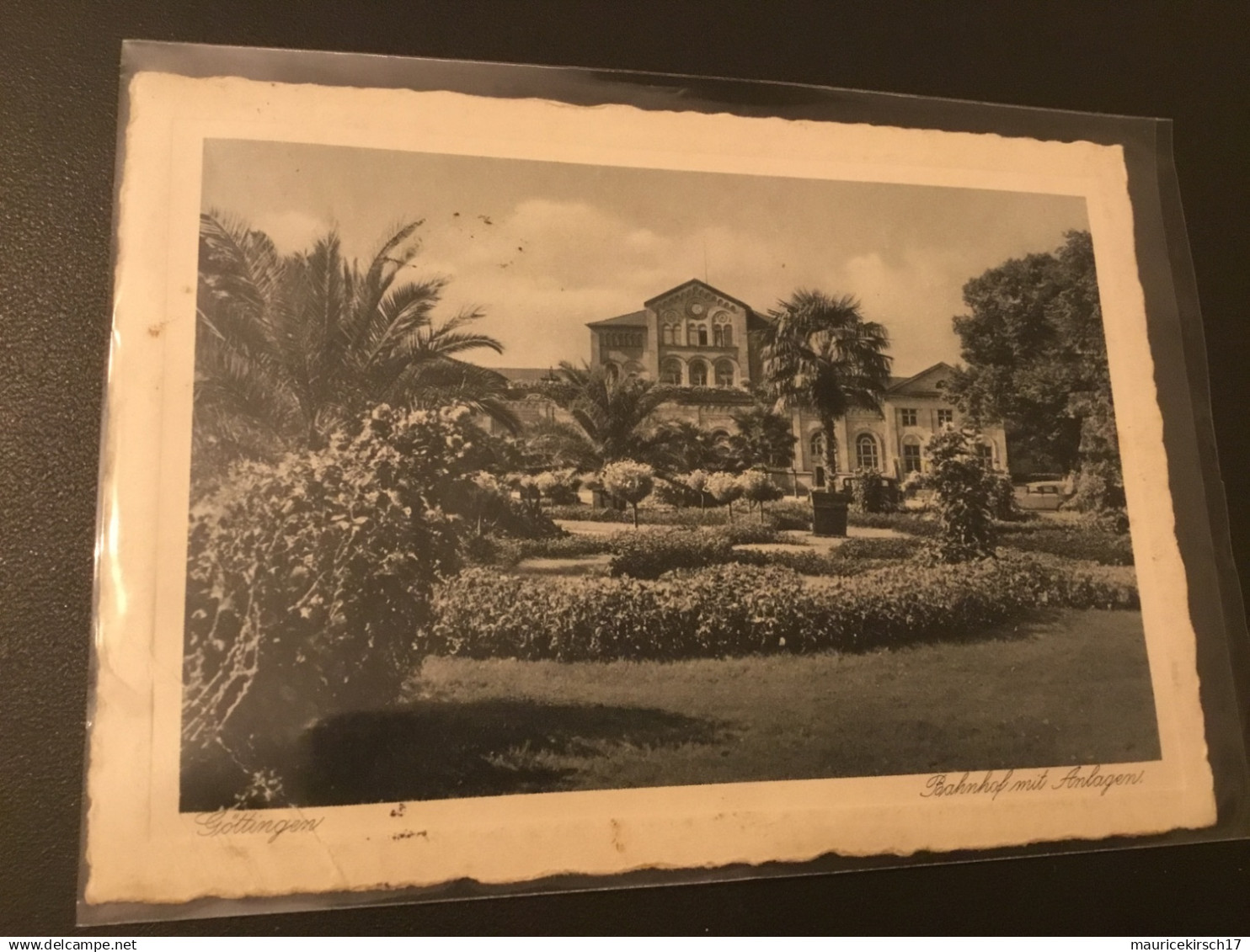 postkarte ansichtskarte göttingen 1933 bahnhof