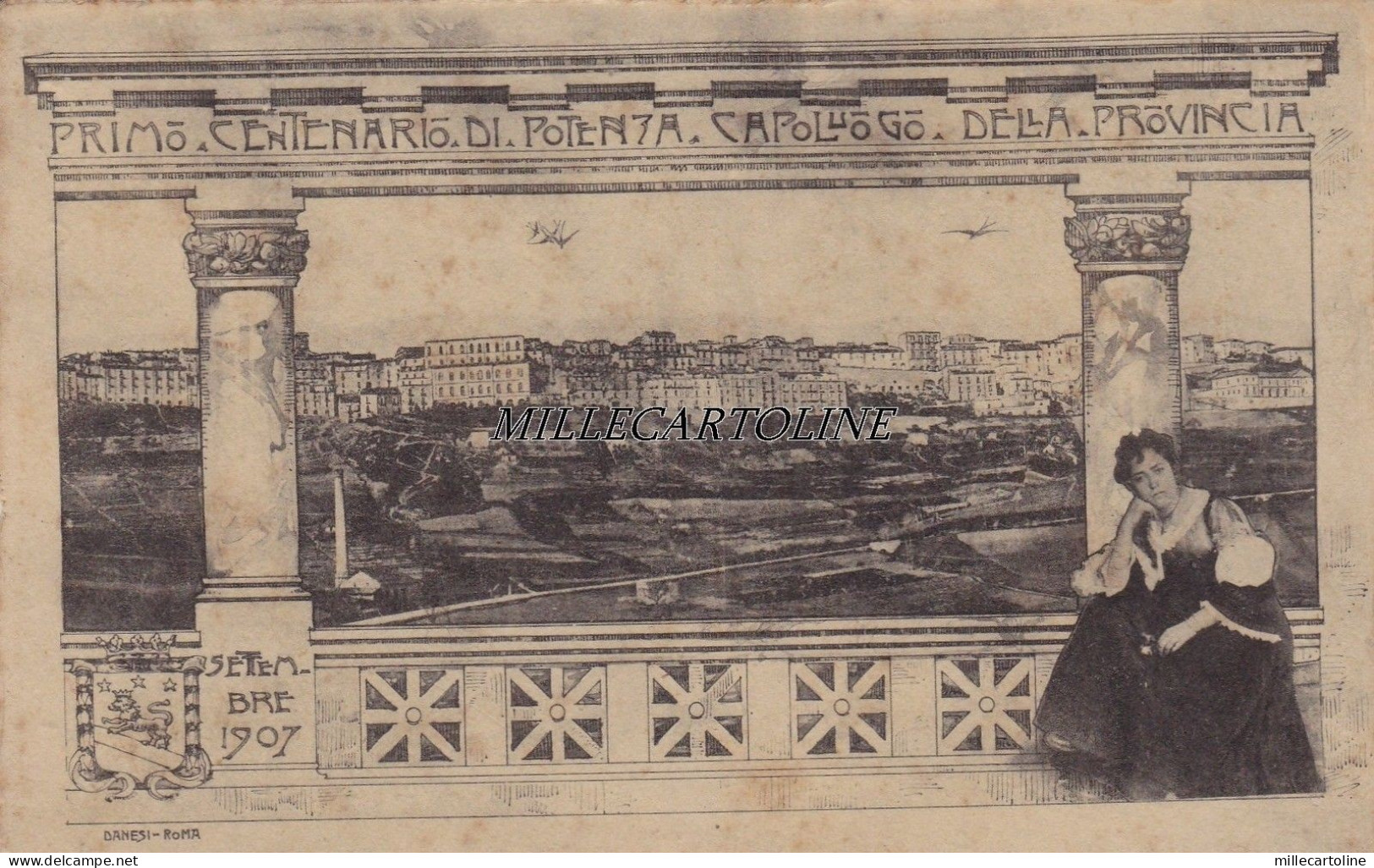 POTENZA: Primo Centenario di Potenza Capoluogo della Provincia   1907