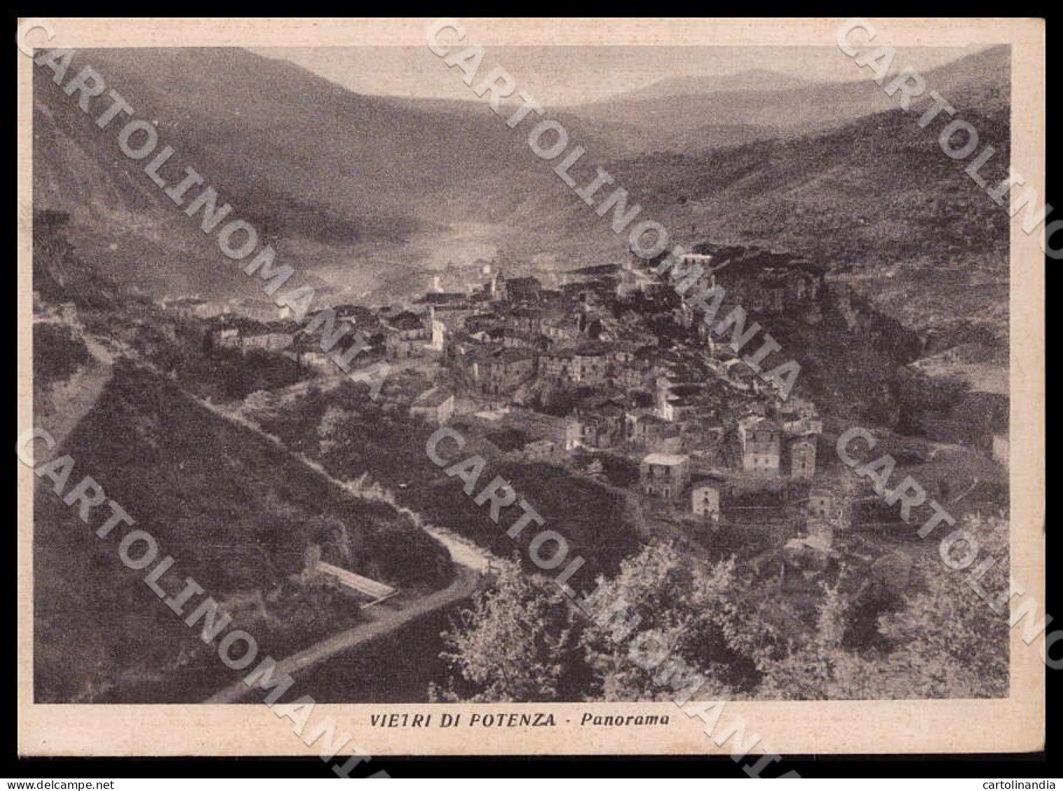 Potenza Vietri di Potenza Panorama FG cartolina GM1394