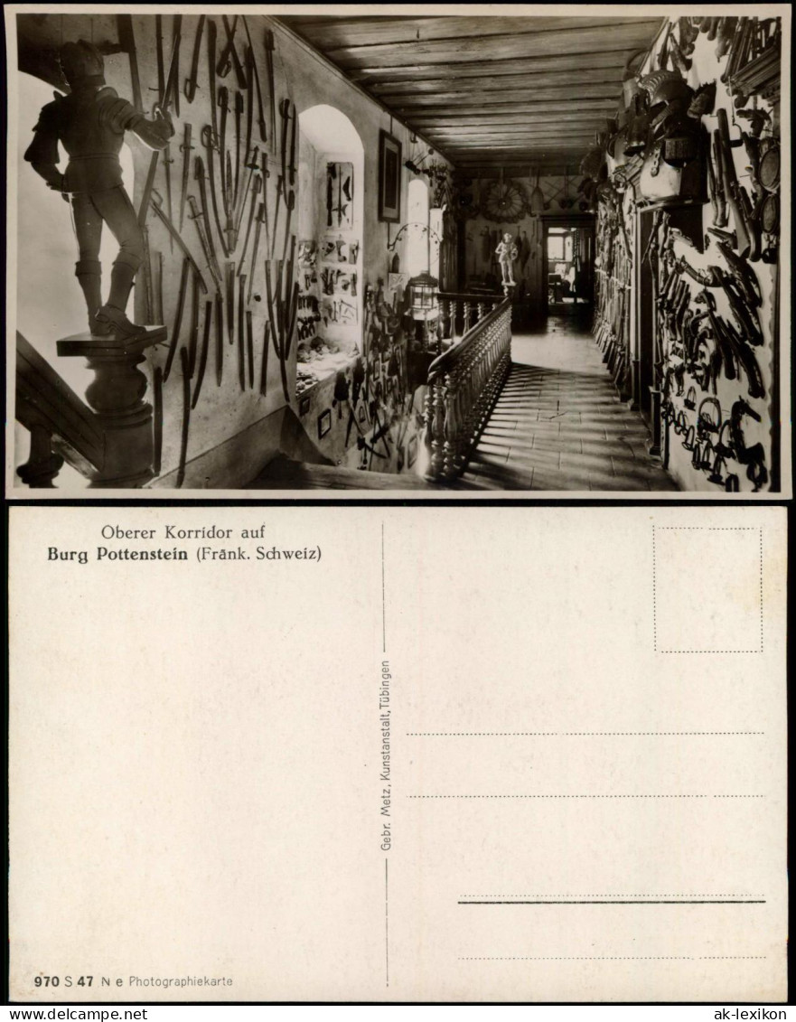 Pottenstein Oberer Korridor auf Burg Pottenstein (Fränk. Schweiz) 1929