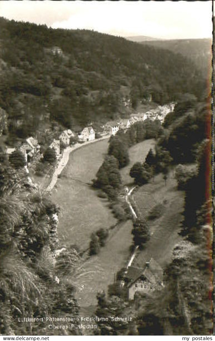 Pottenstein Oberfranken Pottenstein Fraenkische Schweiz Puettlachtal x 1963