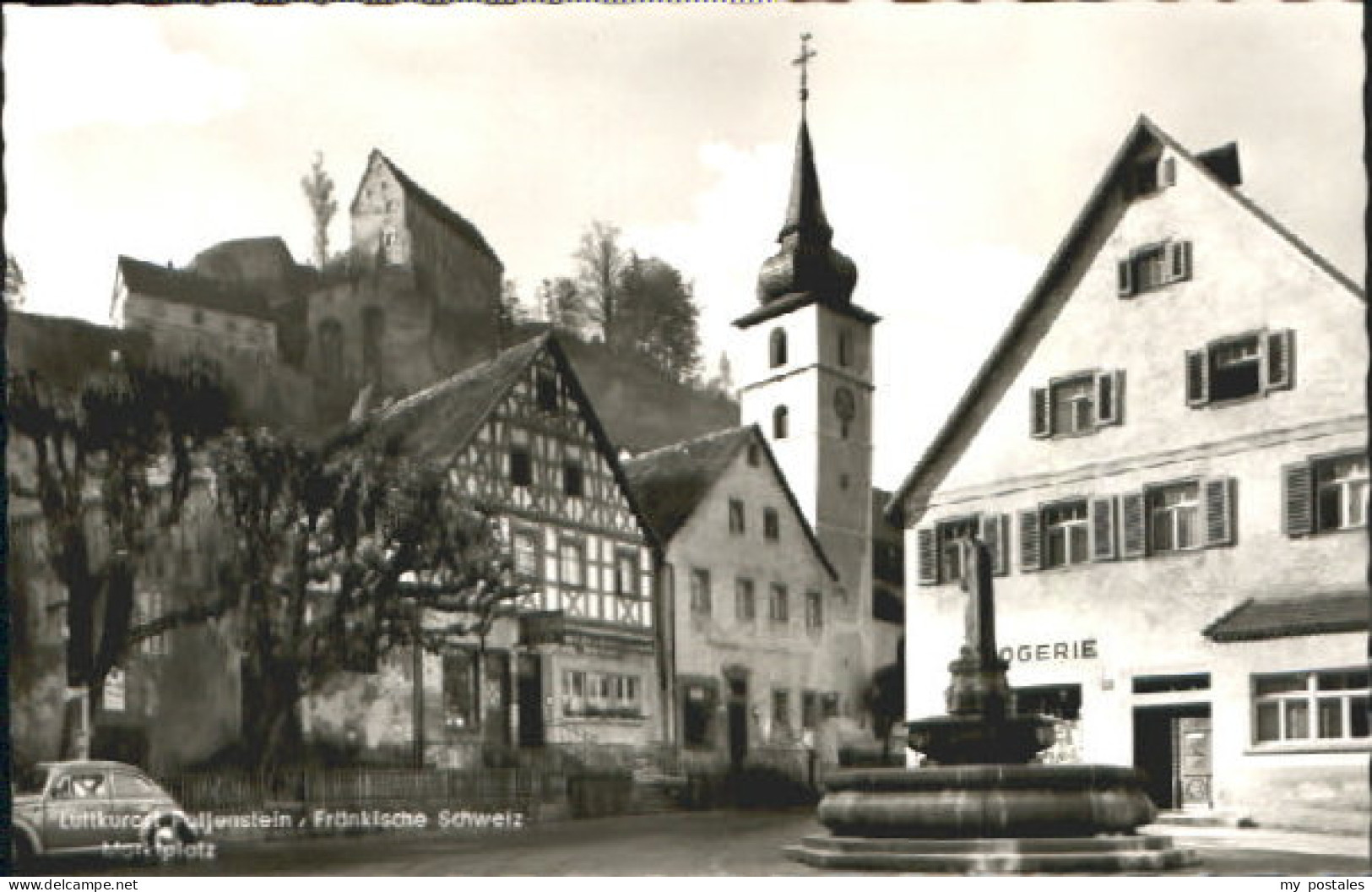 Pottenstein Oberfranken Pottenstein Marktplatz