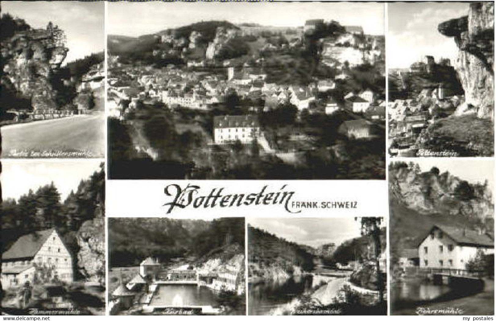 Pottenstein Oberfranken Pottenstein  x 1958