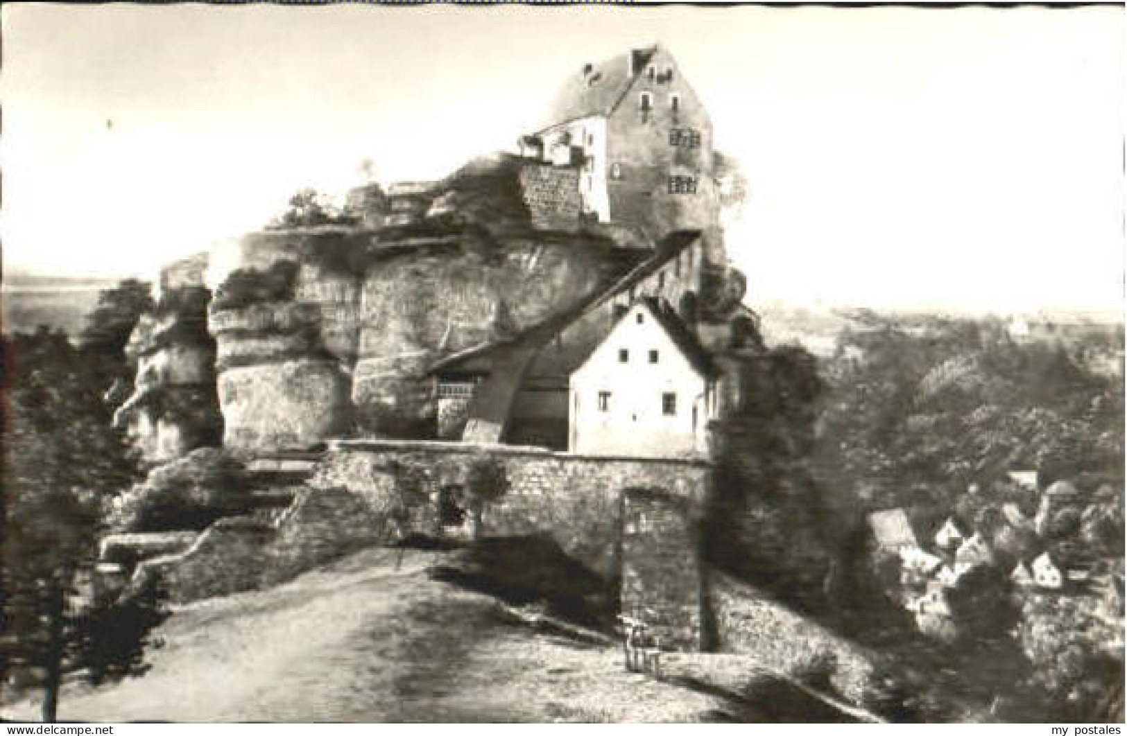 Pottenstein Oberfranken Schloss Pottenstein  o 1957