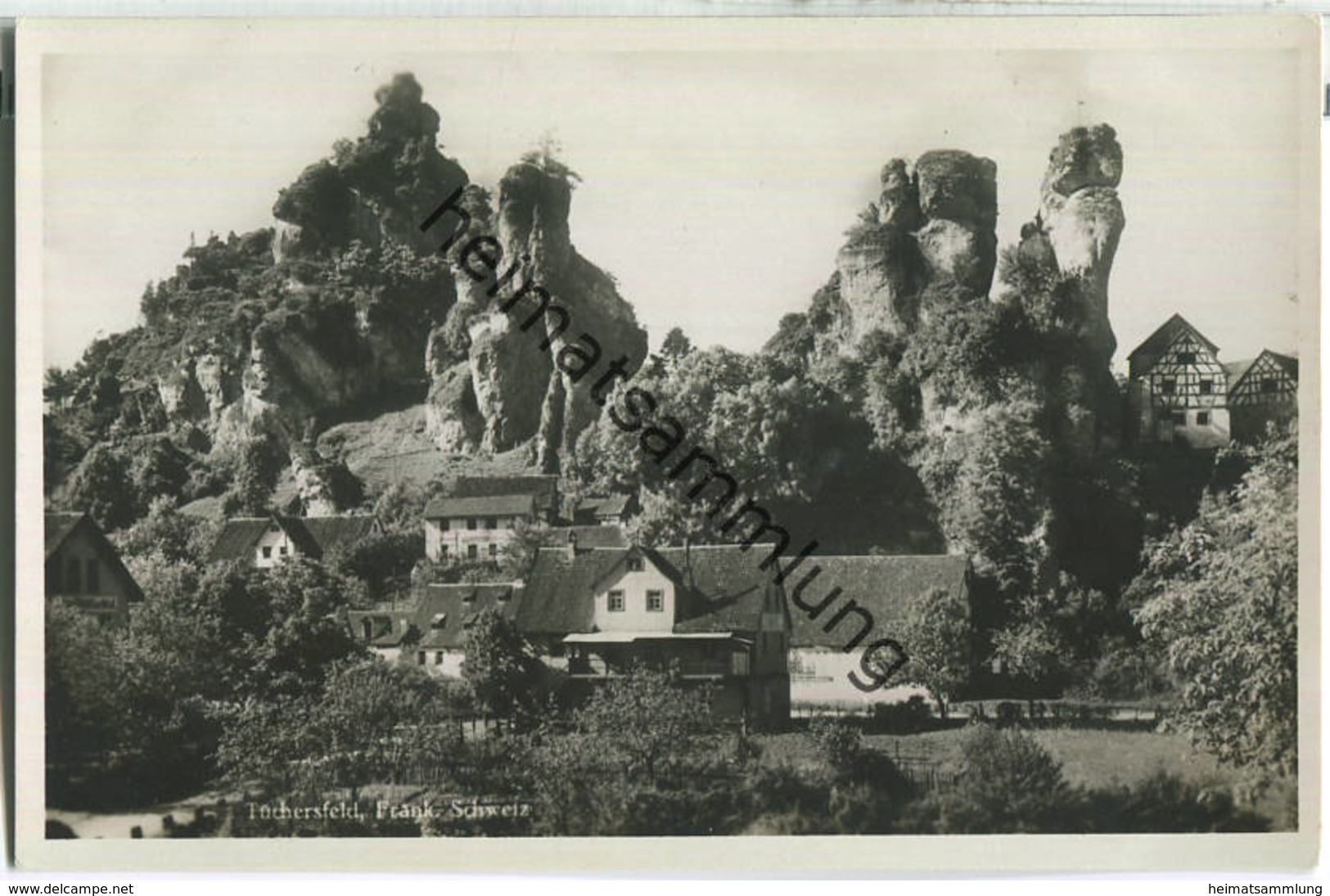 Pottenstein - Tuchersfeld - Foto-Ansichtskarte