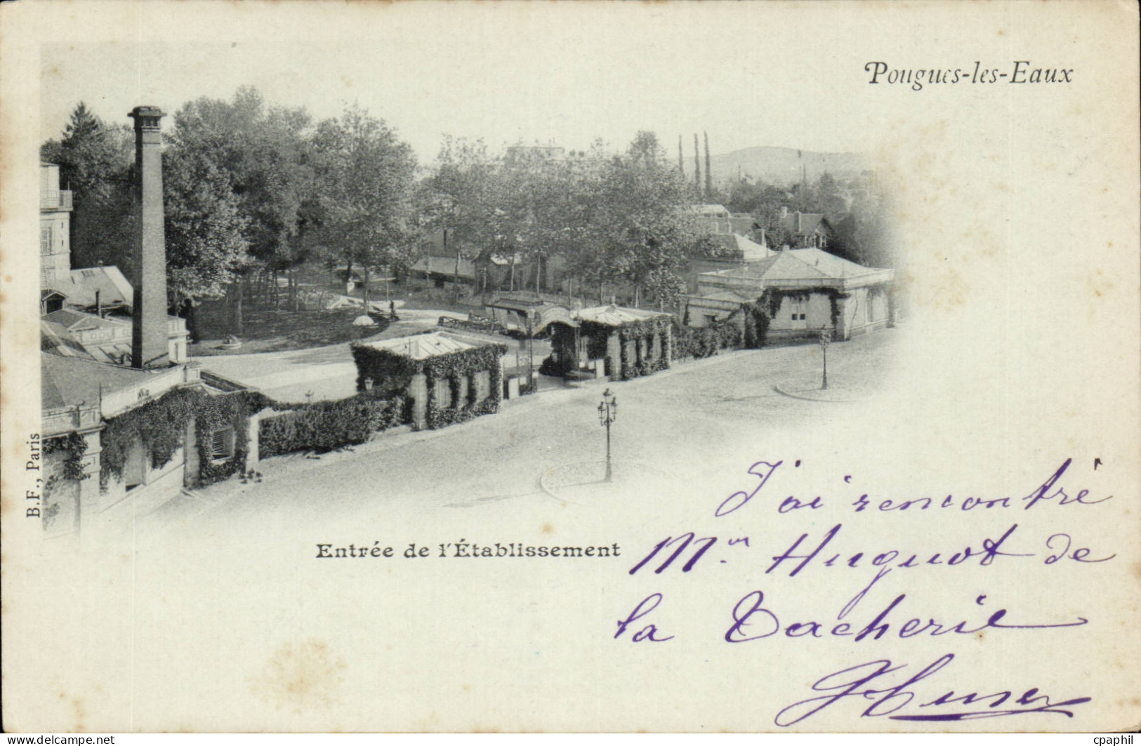 Pougues les Eaux - Entree de l'Etablissement - CPA