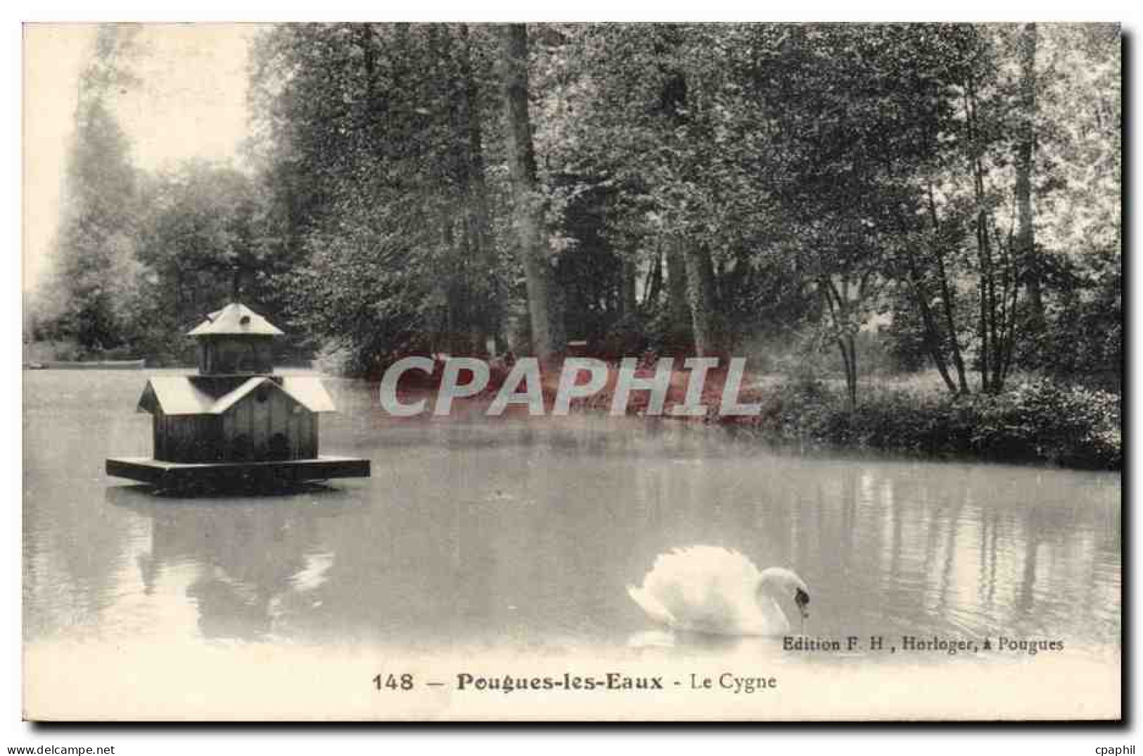 Pougues les Eaux - Le Cygne CPA