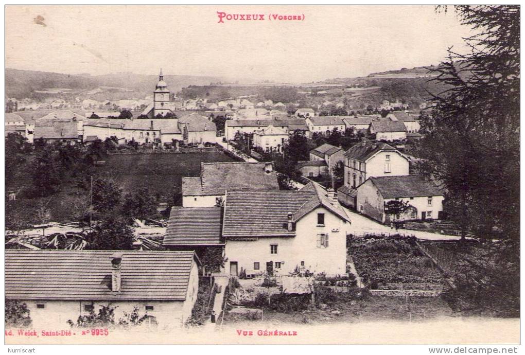 Pouxeux..belle vue du village