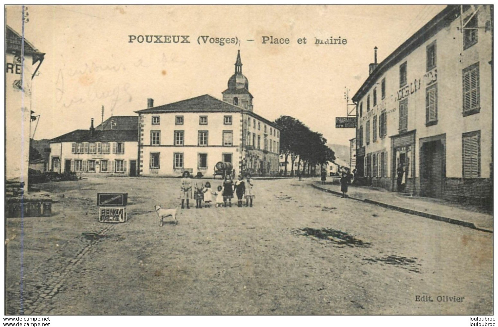 POUXEUX ELOYES PLACE ET MAIRIE