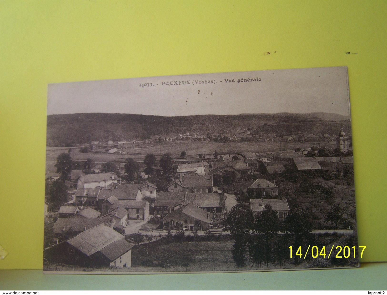 POUXEUX (VOSGES) VUE GENERALE.