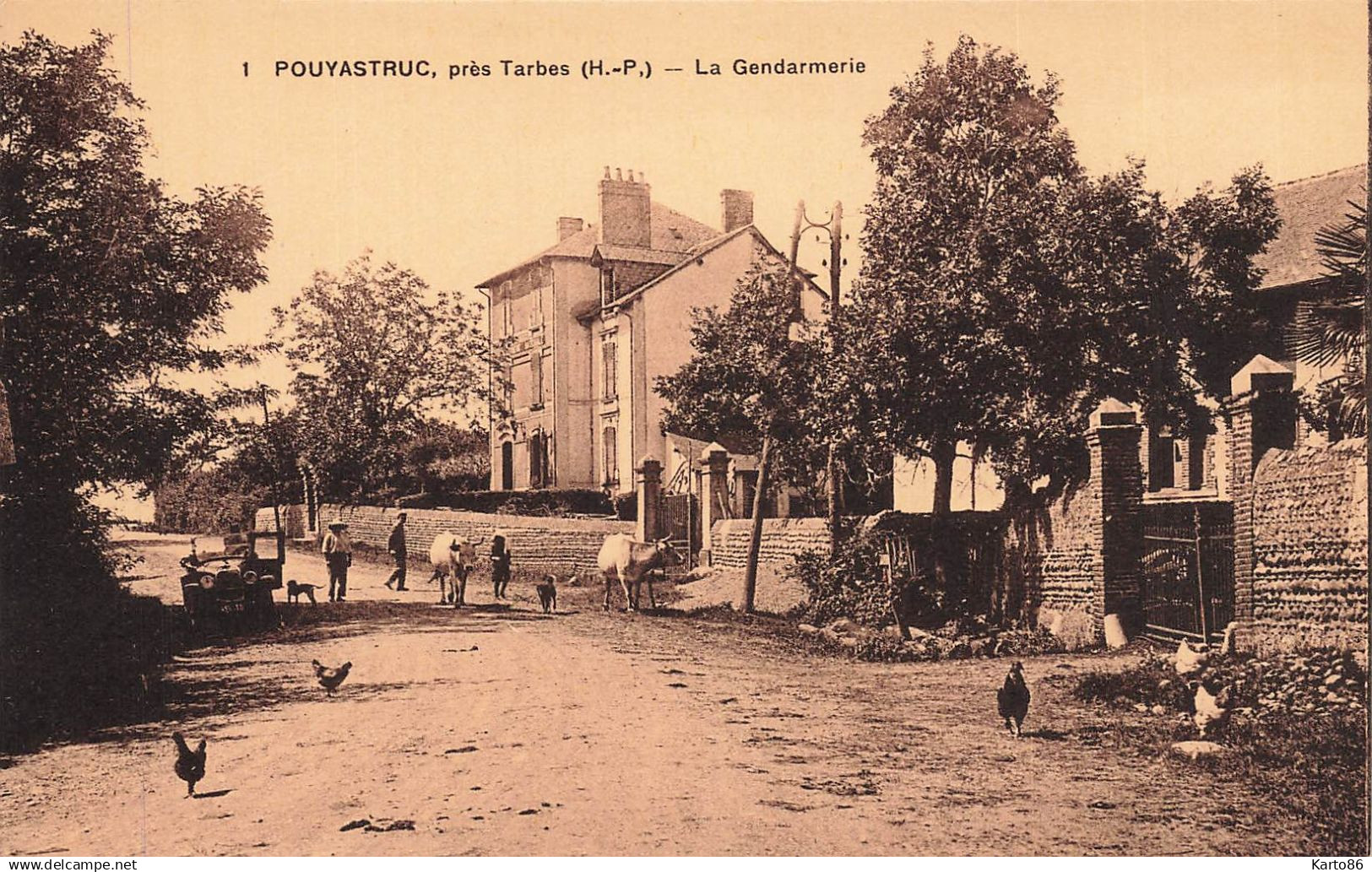 pouyastruc * rue et la gendarmerie nationale
