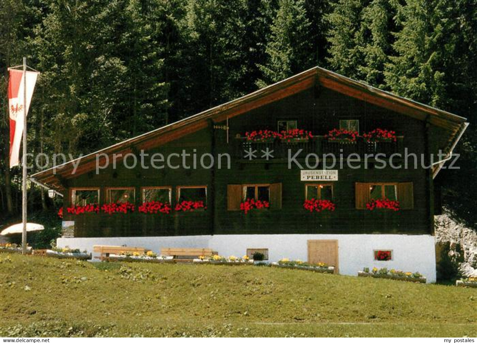 Praegraten Grossvenediger Berggasthaus Pebellalm Jausenstation