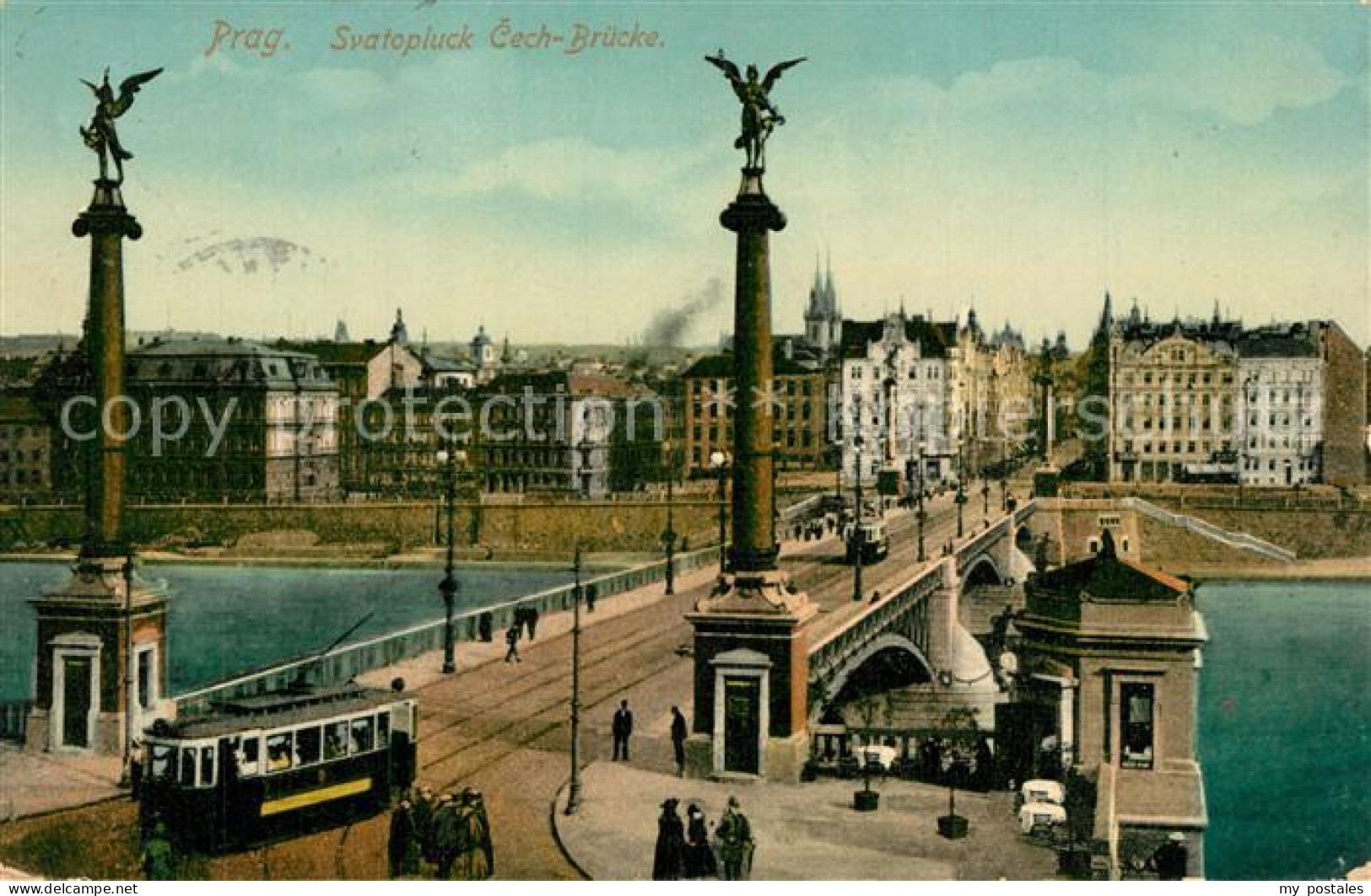 Prag Prahy Prague Svatopluck Cech Brueck