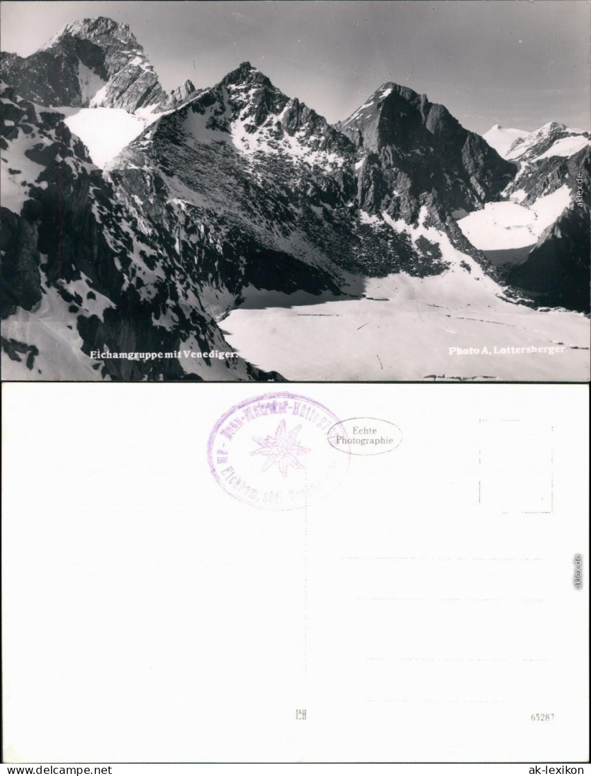 Prägraten am Großvenediger Eichamgruppe mit Großvenediger 1939