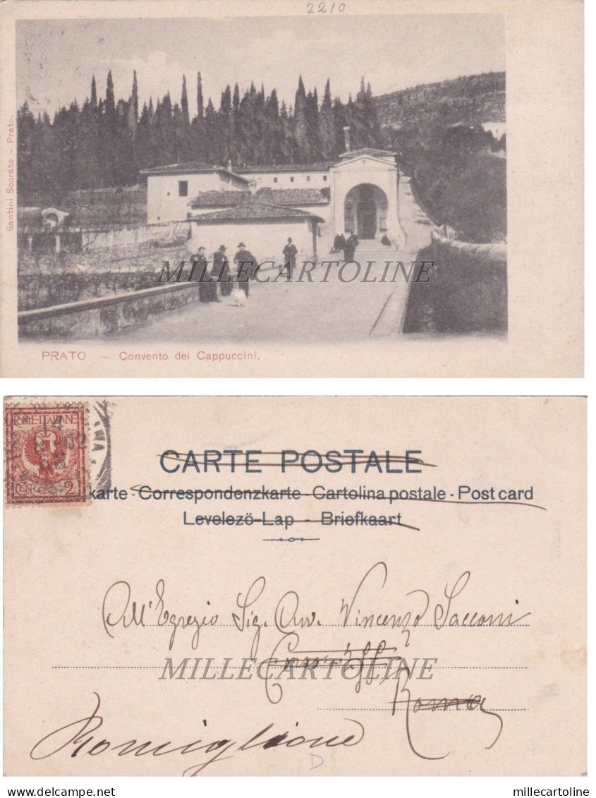 PRATO: Convento dei Cappuccini   1902