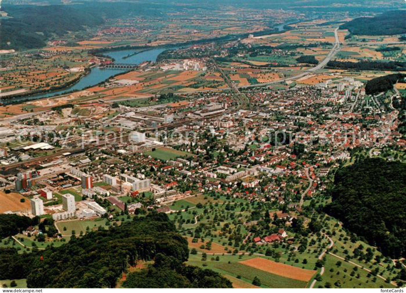 Pratteln Fliegeraufnahme