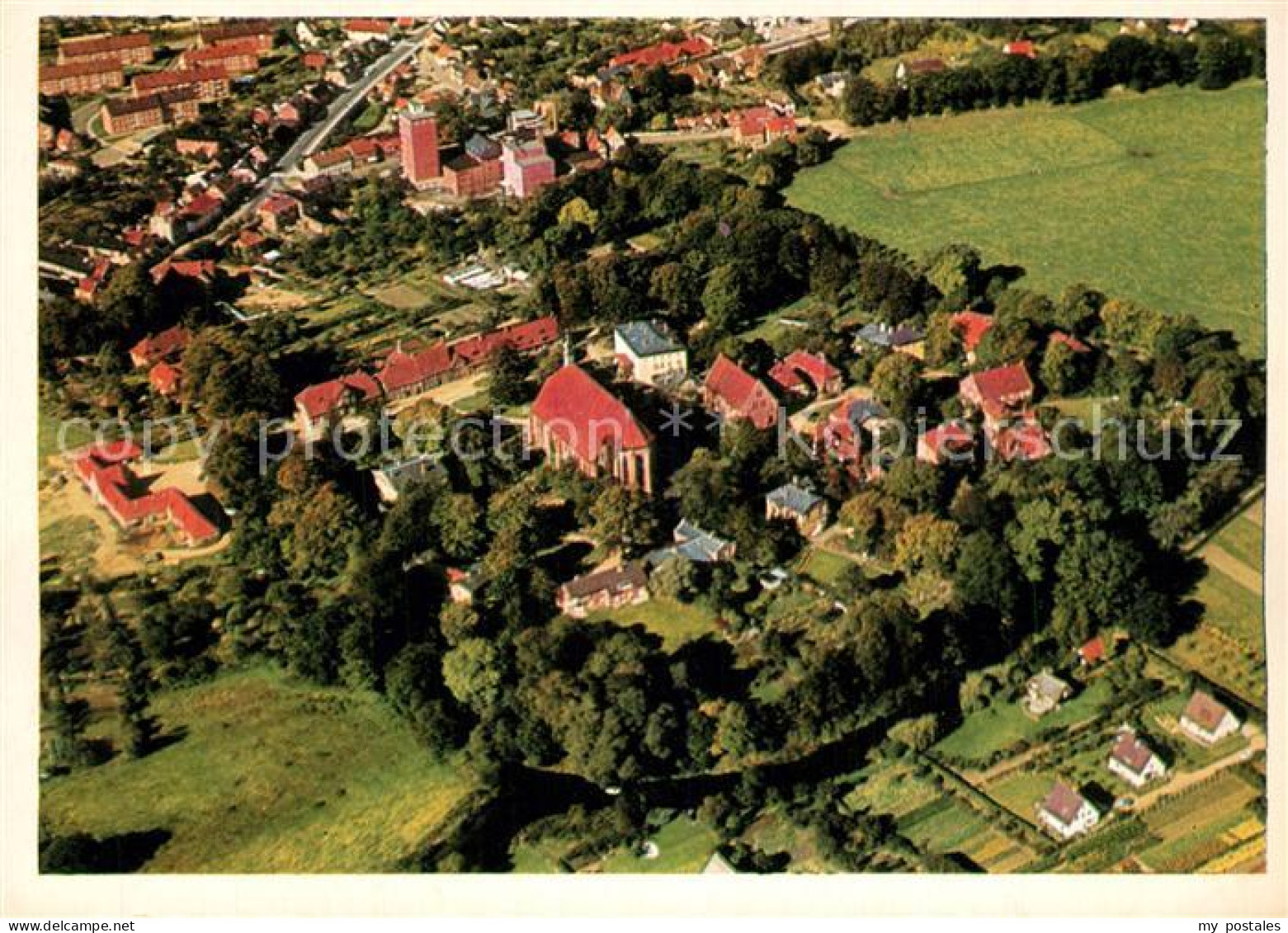 Preetz Holstein Fliegeraufnahme