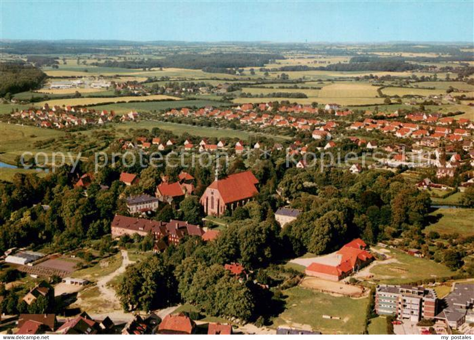 Preetz Holstein Fliegeraufnahme