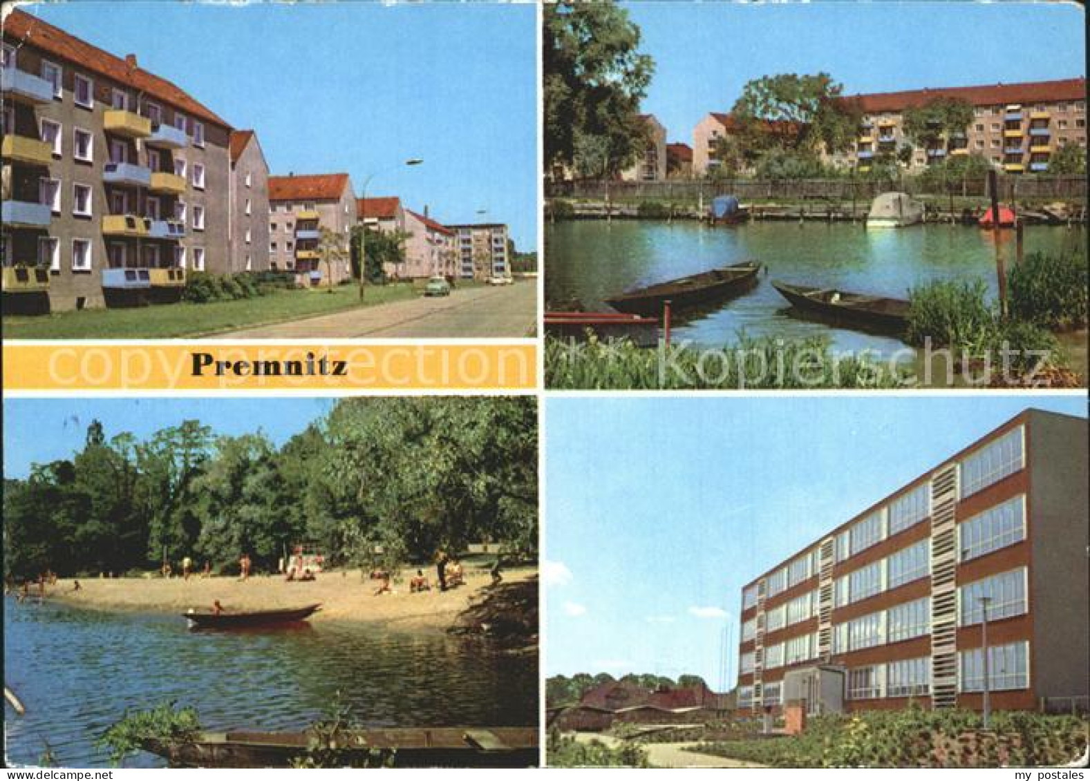 Premnitz Erich Weinert Str Bootshafen Havel Freibad Wilh Pieck Oberschule