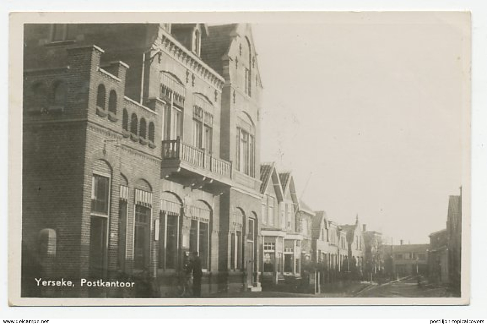 Prentbriefkaart Postkantoor Yerseke