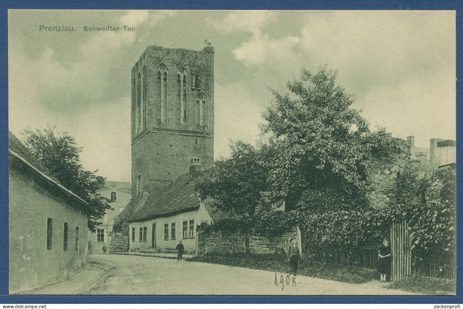 Prenzlau Schwedter Tor, ungebraucht (AK3588)