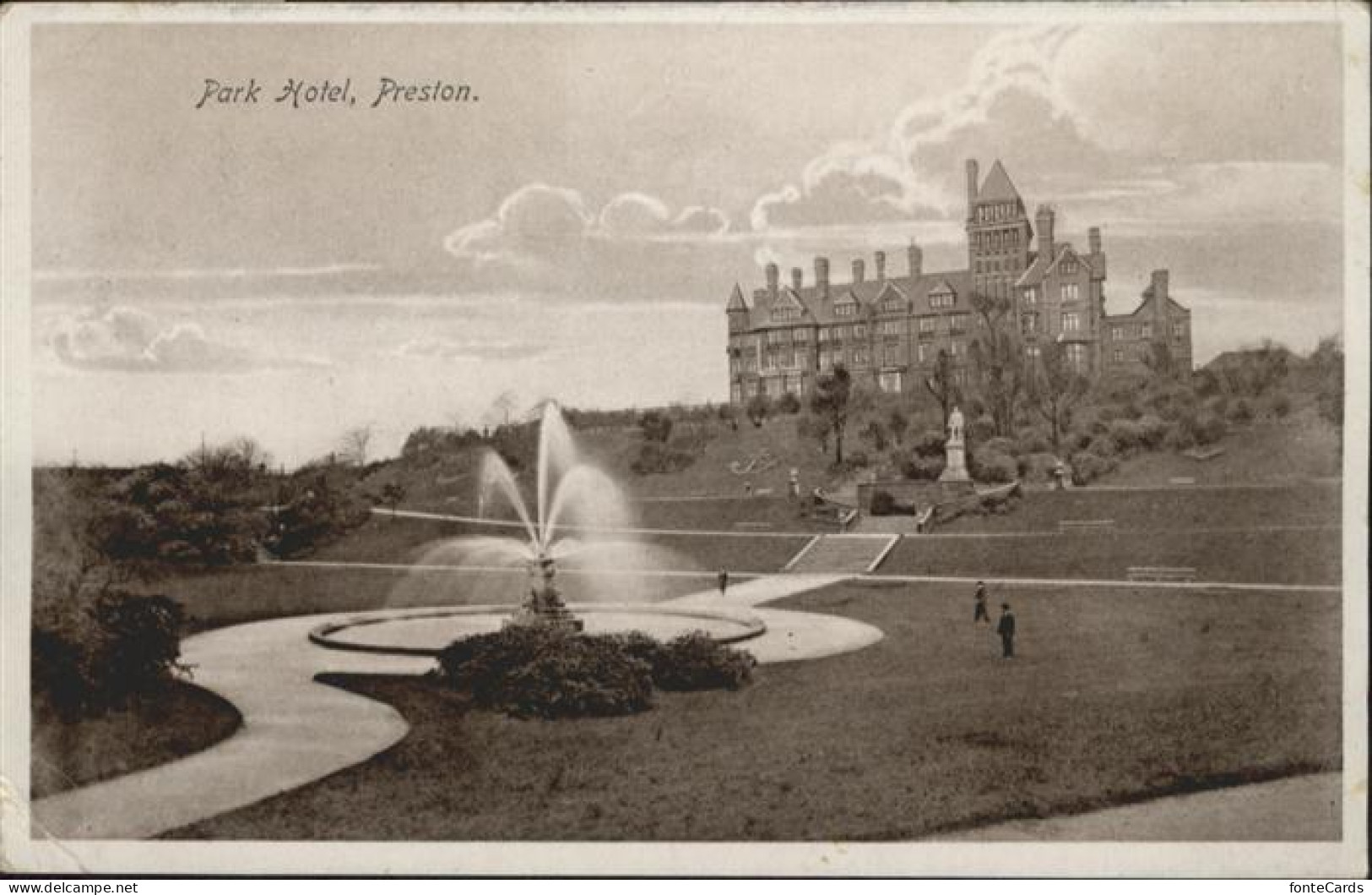 Preston Lancashire Preston Park Hotel  Springbrunnen