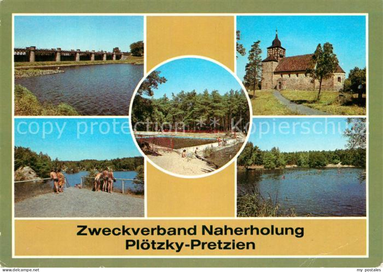 Pretzien Pretziener Wehr Kirche Steinbruchsee Koenigsee