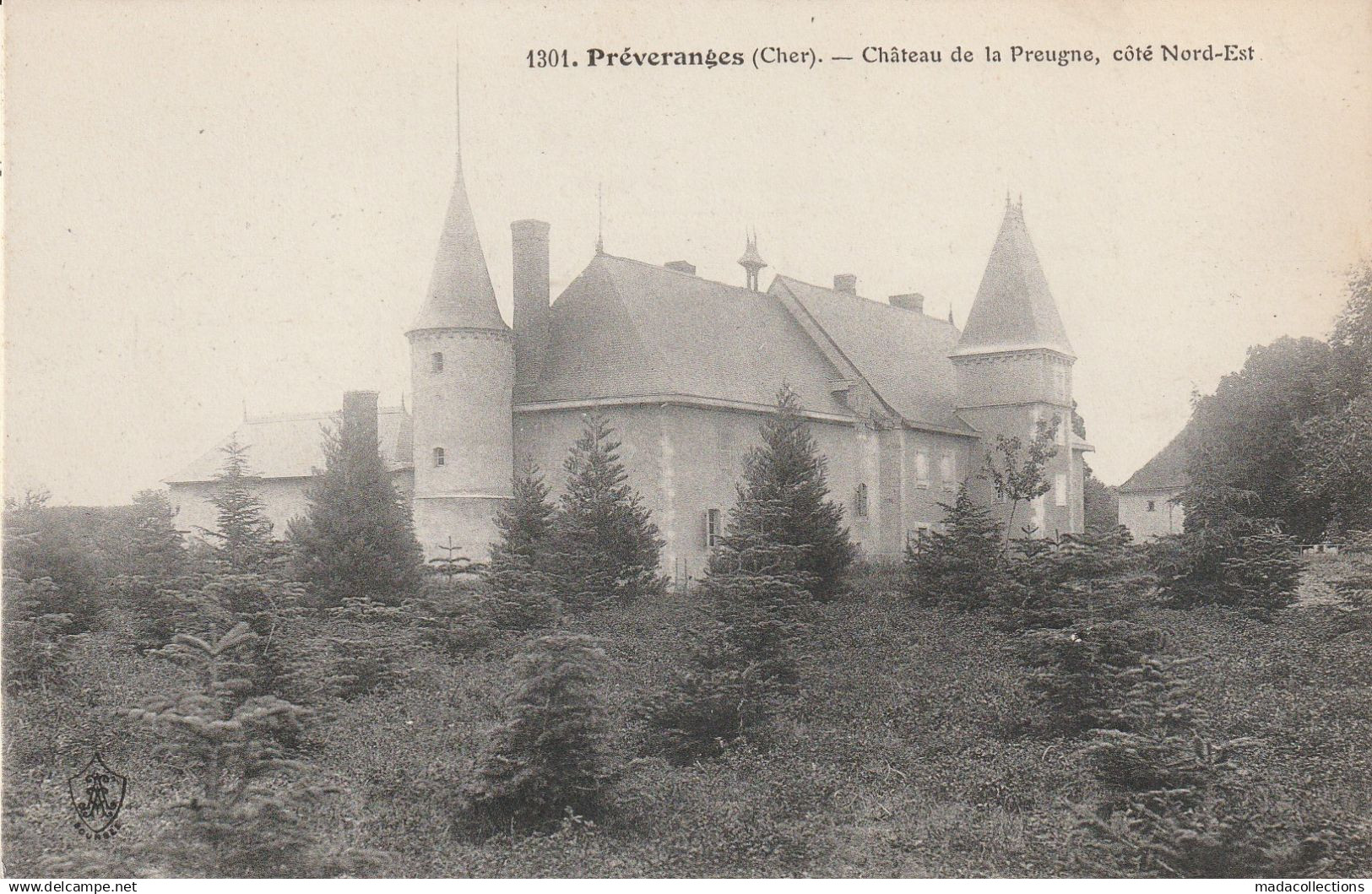 Préveranges  (18 - Cher) Château de la Preugne