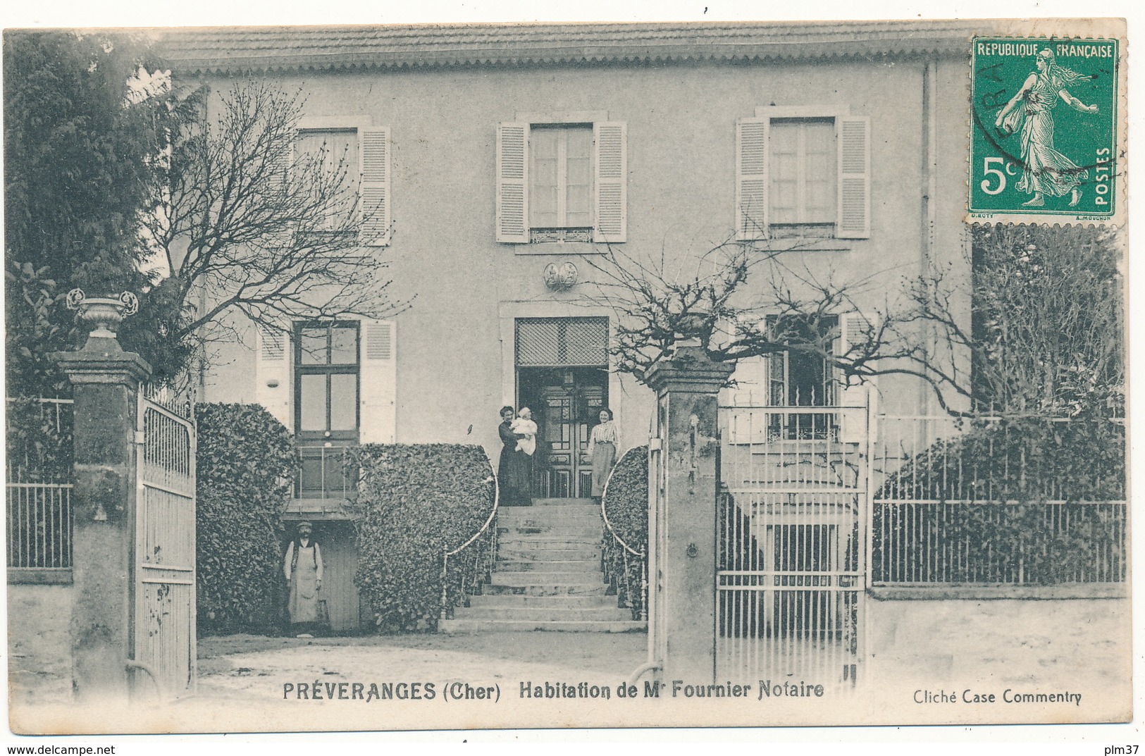 PREVERANGES - Habitation de Mr Fournier, Notaire