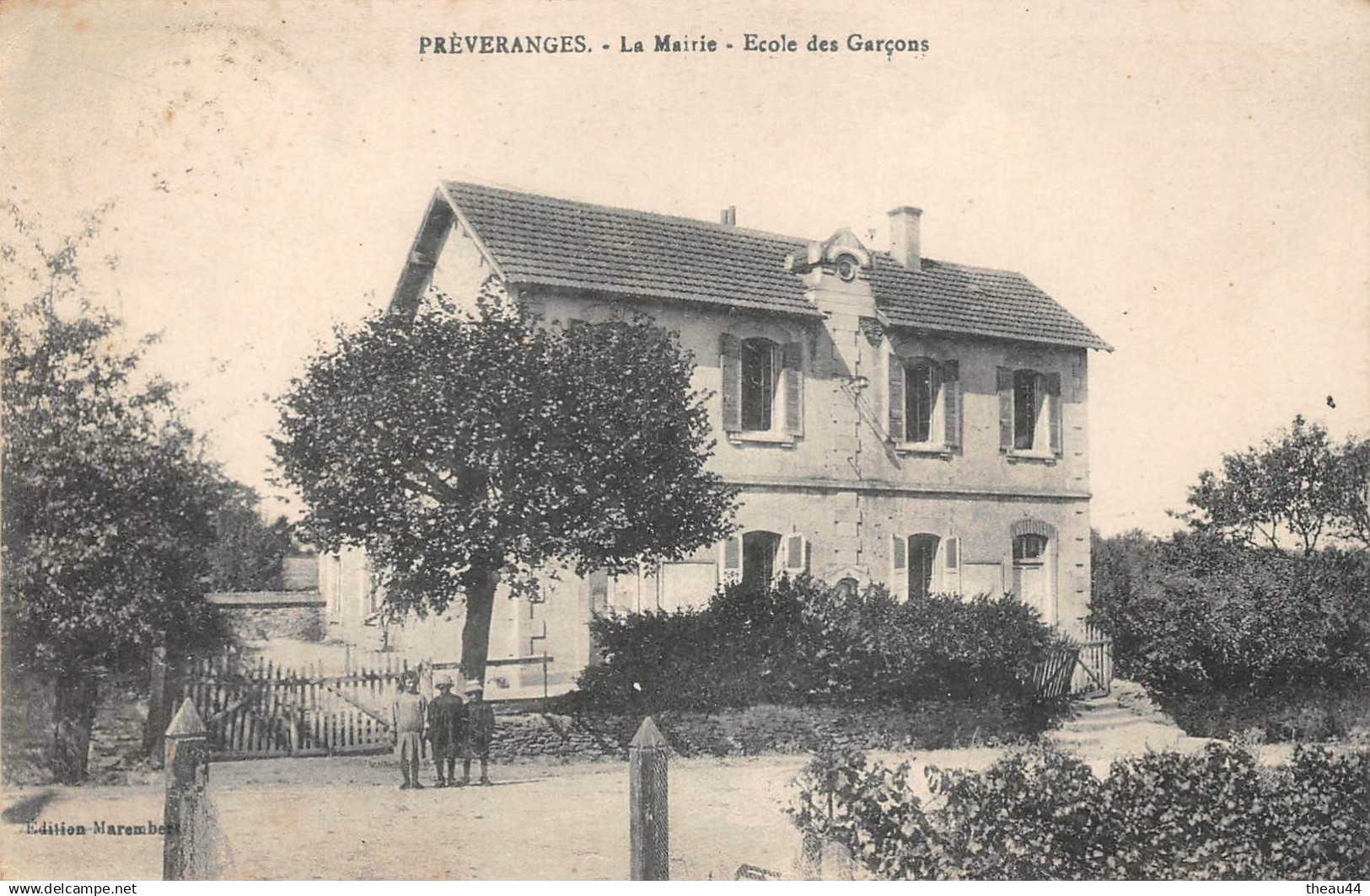 ¤¤  -   PREVERANGES   -   La Mairie  -  Ecole des Garçons        -   ¤¤