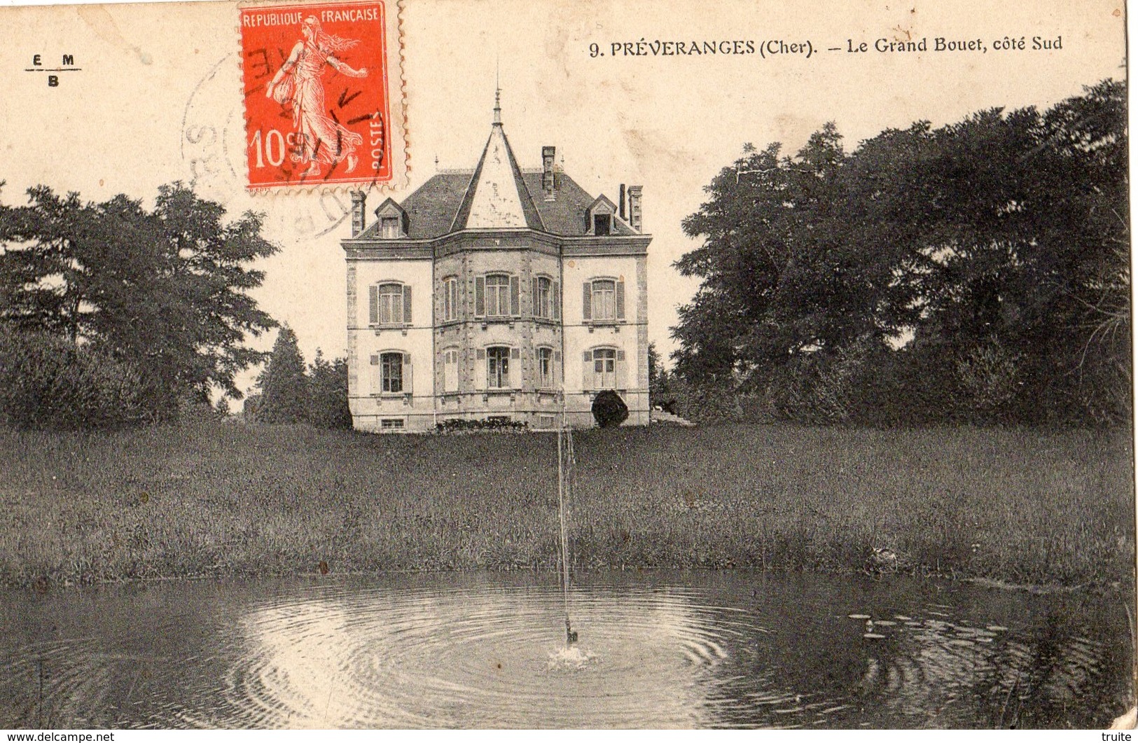 PREVERANGES LE GRAND BOUET COTE SUD