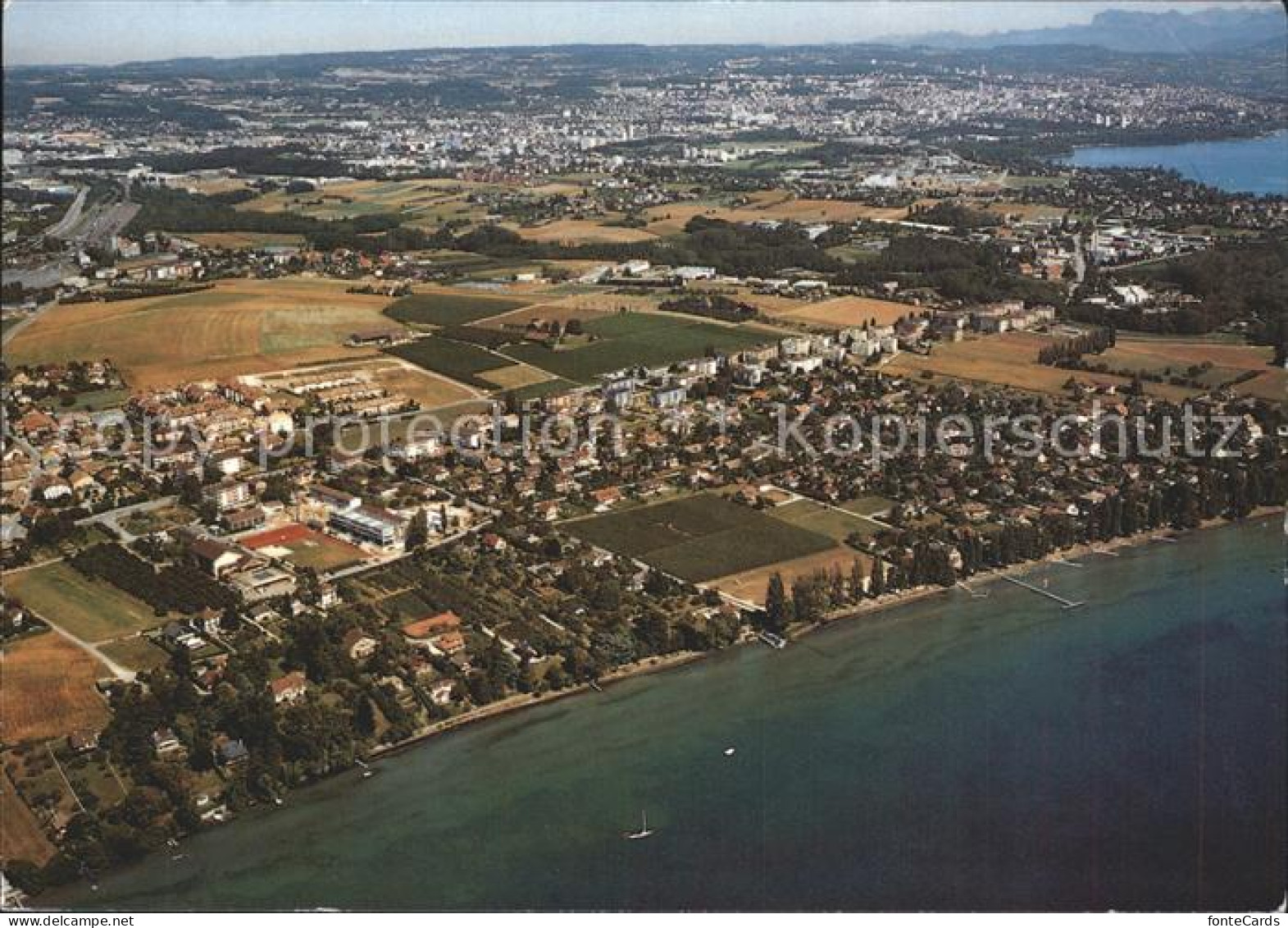 Preverenges Kiosque des Uttins Vue aerienne