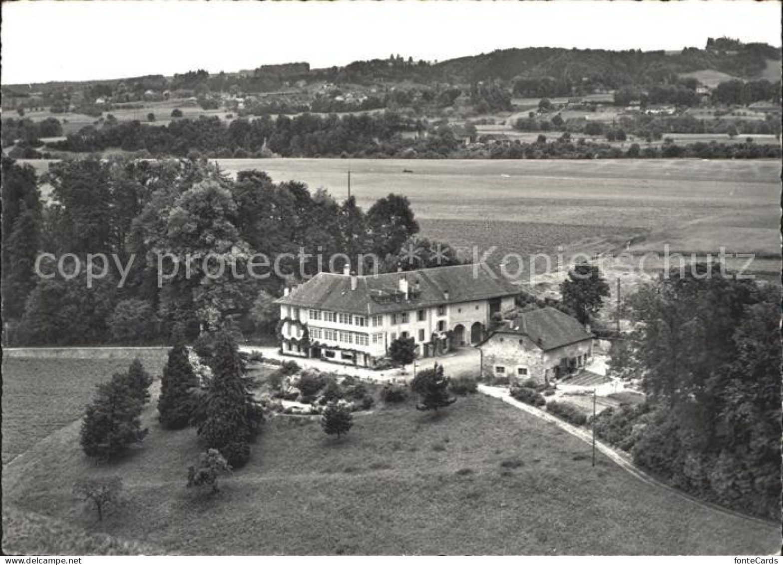 Prilly Schuelerheim La Grangette Plaine du loup vue aerienne