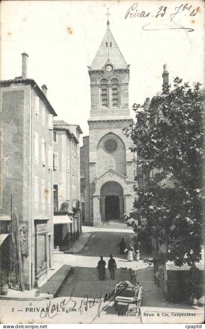 Privas - L'Eglise - CPA