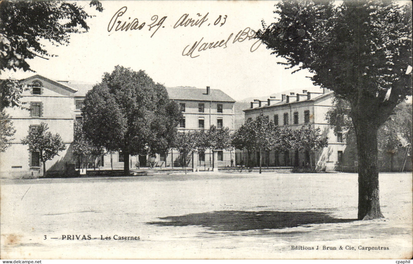 Privas - Les Casernes - CPA