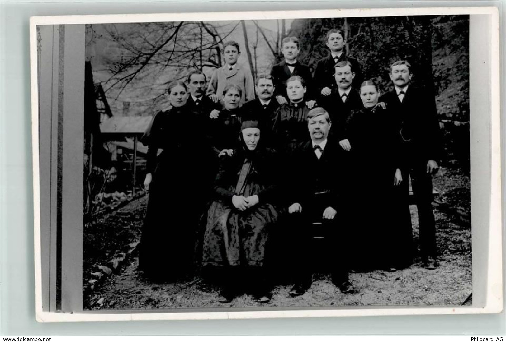 Privatfoto AK Gruppenbild Männer mit Schnäuz - 39410369