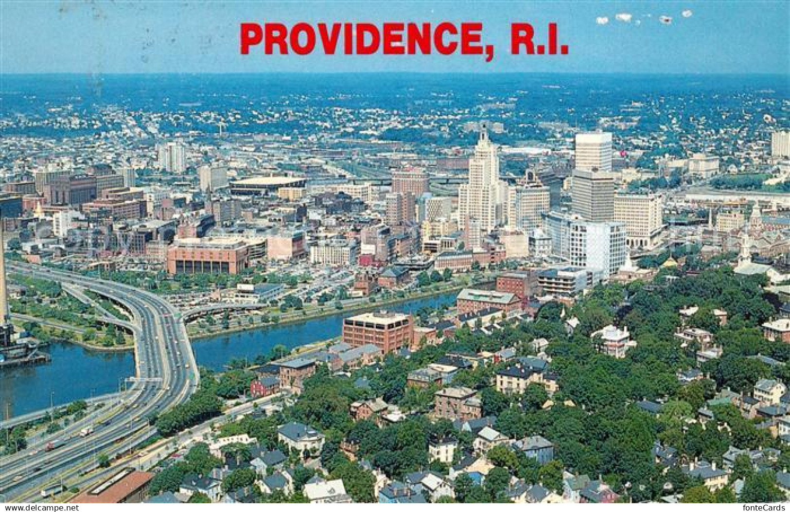 Providence Rhode Island Fliegeraufnahme