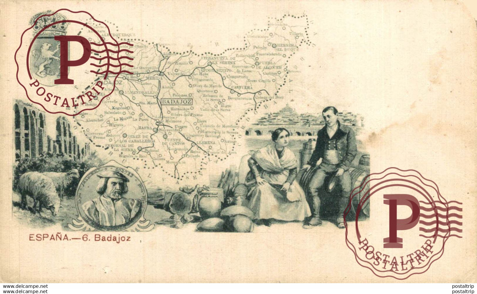 PROVINCIA DE BADAJOZ. MAPA // MAP