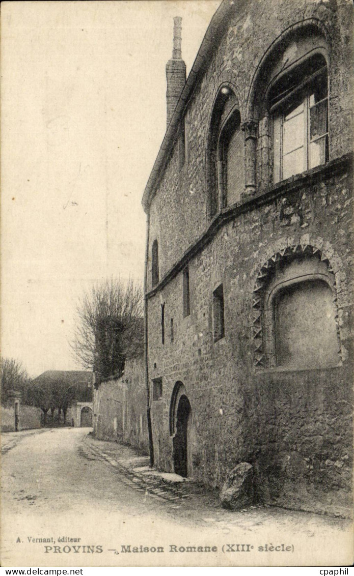 Provins CPA Maison romane (13eme)