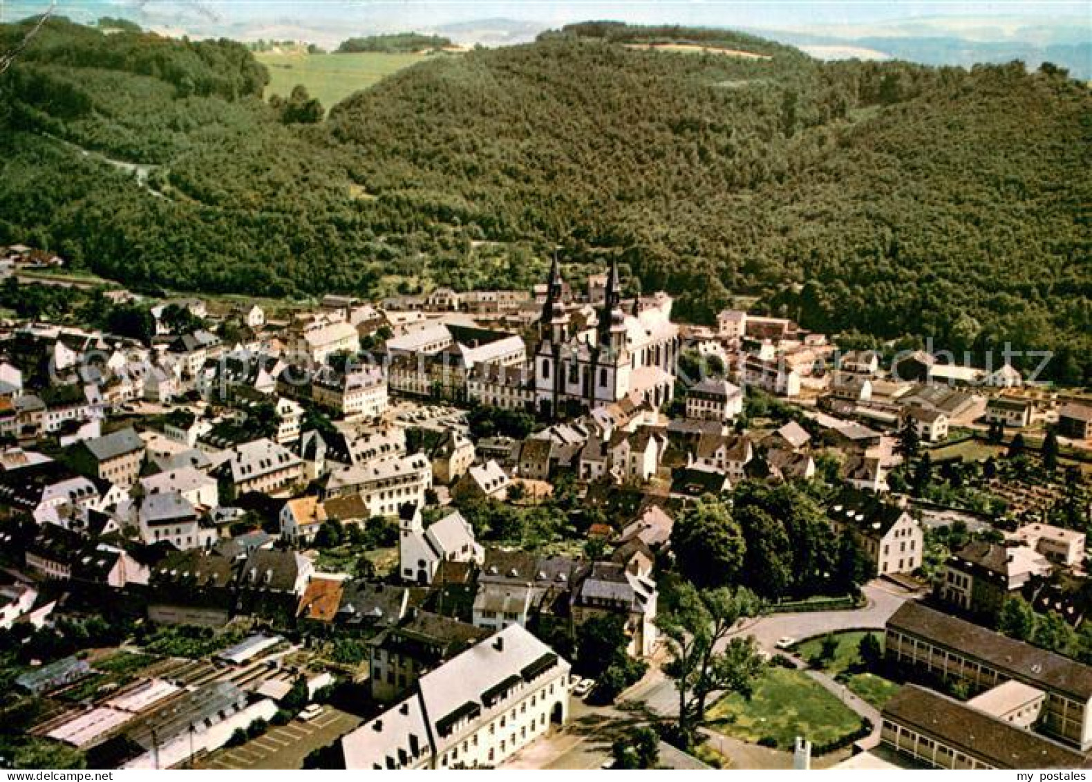 Pruem Eifel Fliegeraufnahme