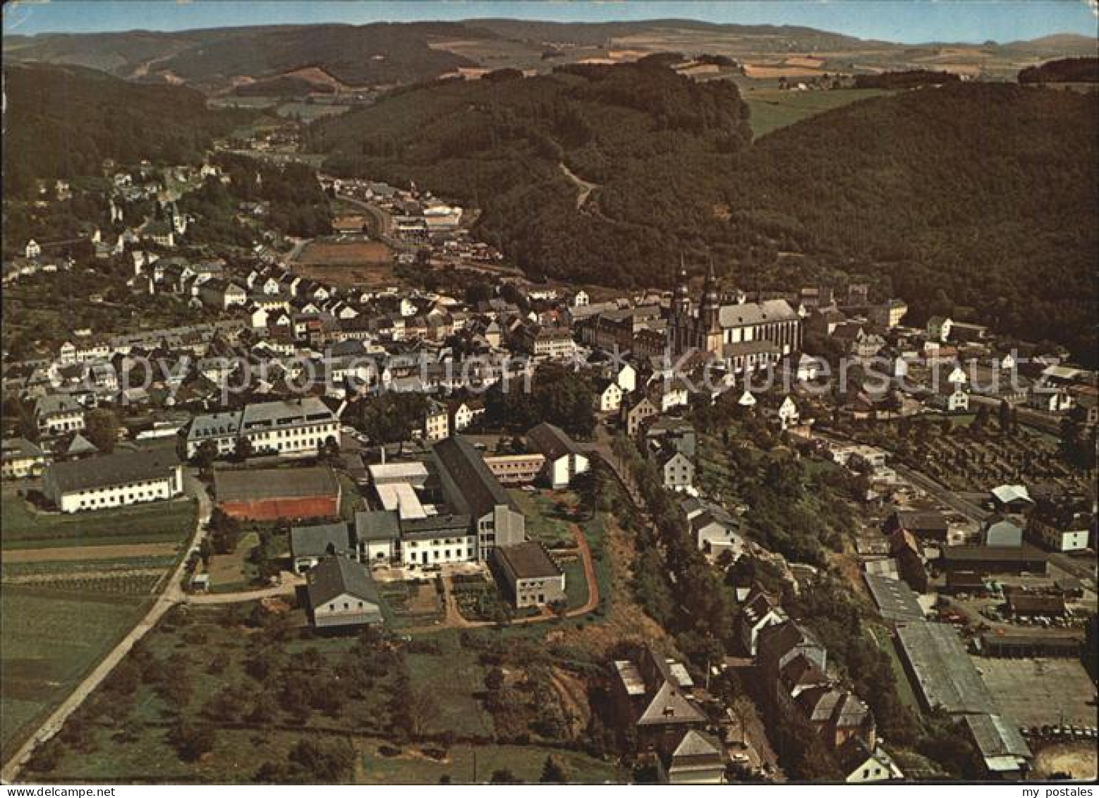 Pruem Eifel Fliegeraufnahme
